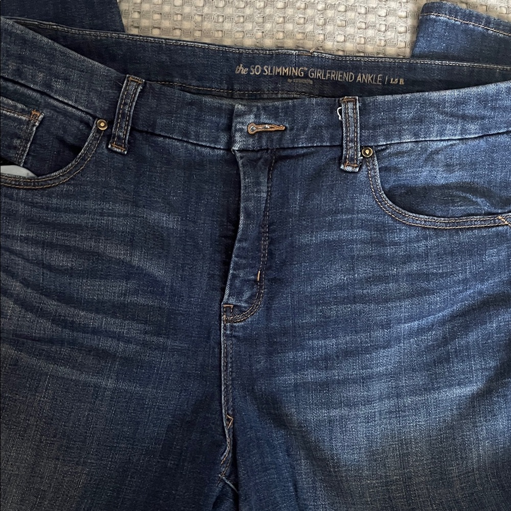 Chico So Slimming Girlfriend Ankle Jeans Size 1.5 - Picture 2 of 4